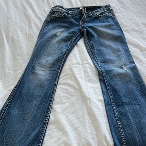 Silver Jeans Women's Boot Cut Blue Denim